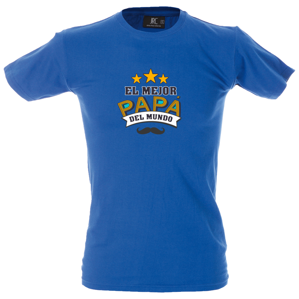 Camiseta hombre mejor papá del mundo