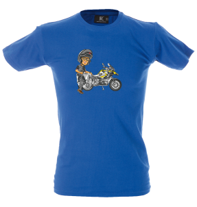 Camiseta hombre kawasaki amarilla