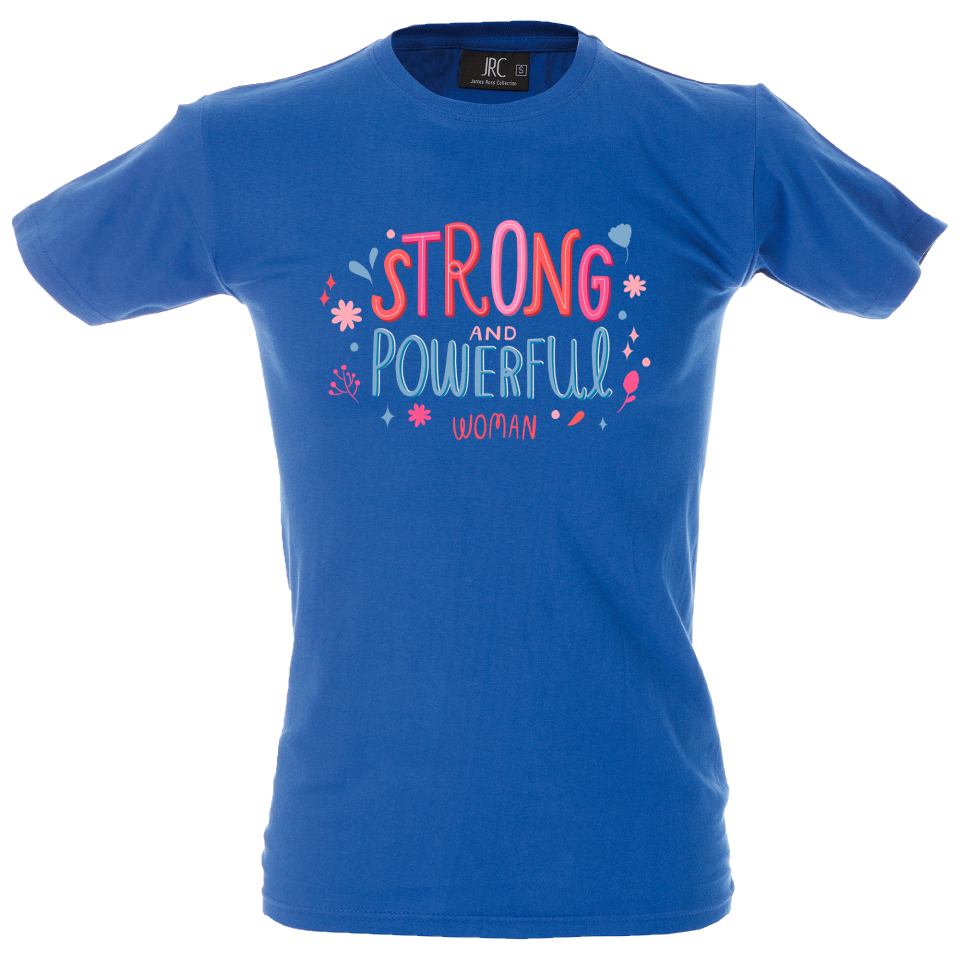 Camiseta hombre strong powerful woman