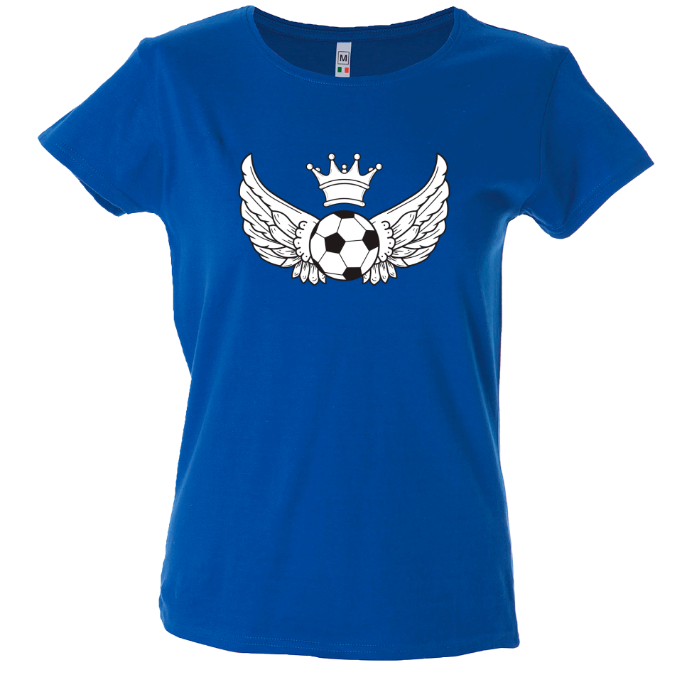 Camiseta mujer balón alas