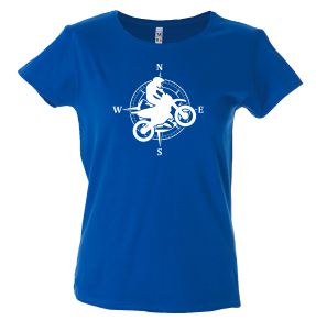 Camiseta mujer brújula motos