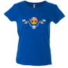 Camiseta mujer emoji motero