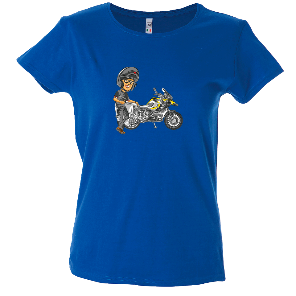 Camiseta mujer kawasaki amarilla