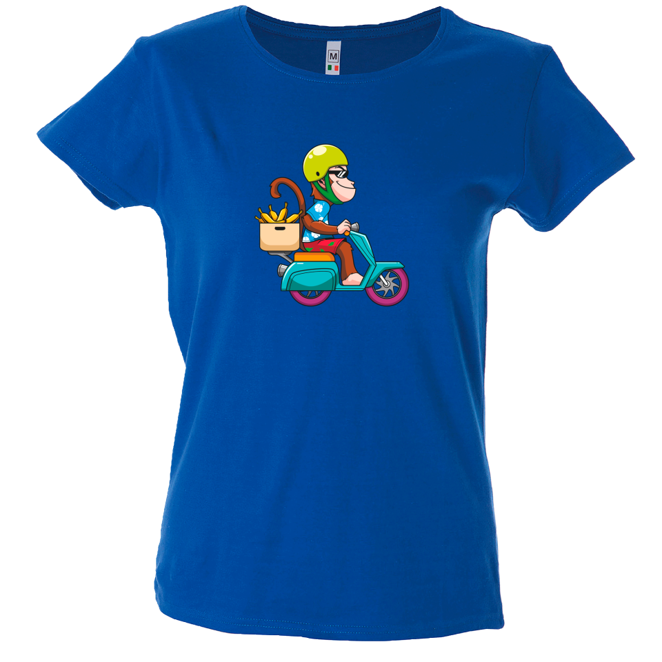 Camiseta mujer mono moto