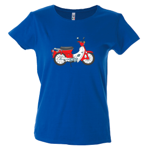Camiseta mujer vespa roja