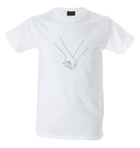 Camiseta hombre manos agarradas 2