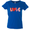 Camiseta mujer love estampado
