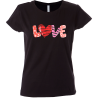 Camiseta mujer love estampado