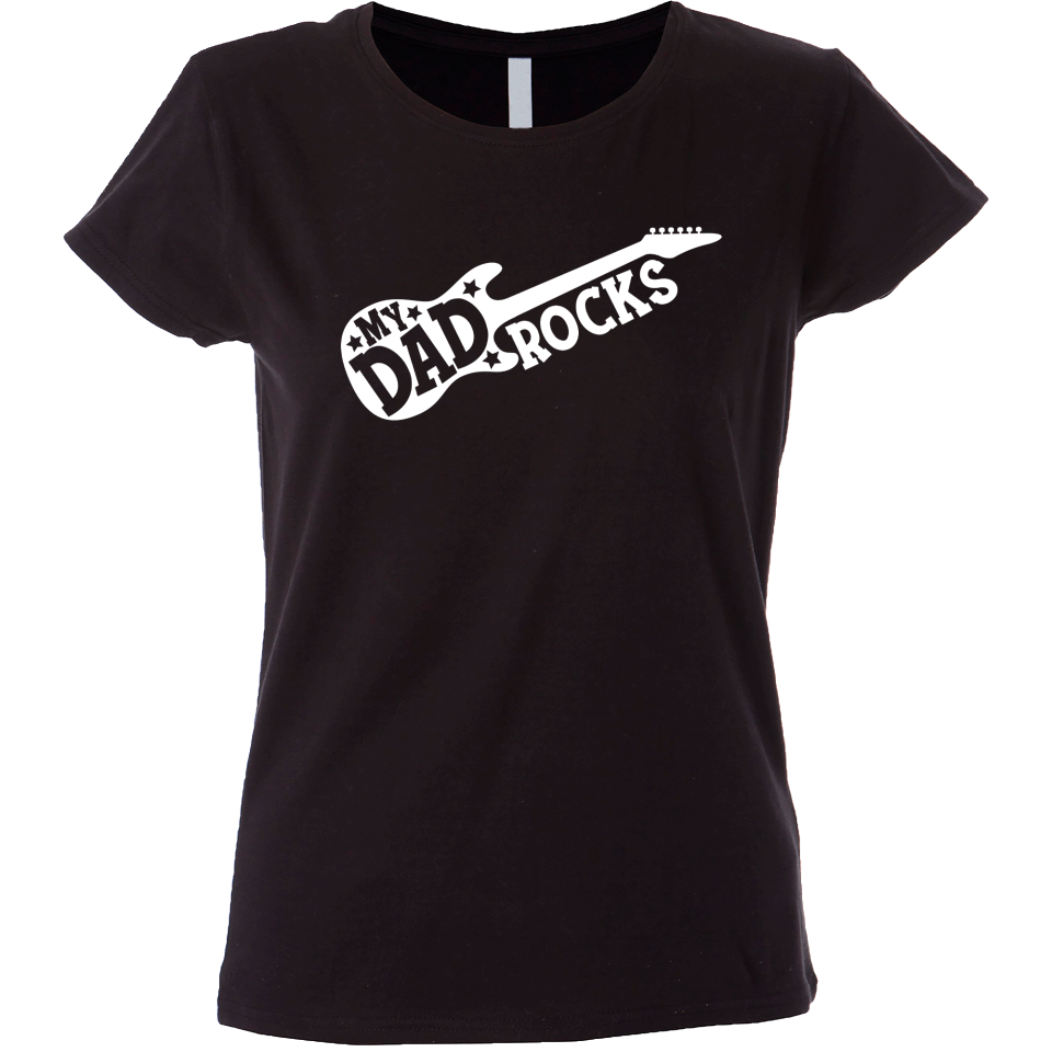 Camiseta mujer my dad rocks