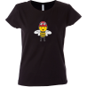 Camiseta mujer abeja motera