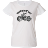 Camiseta mujer moto retro
