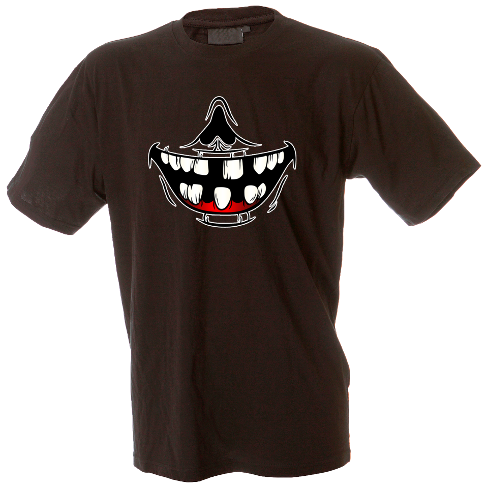 Camiseta hombre sonrisa desdentada