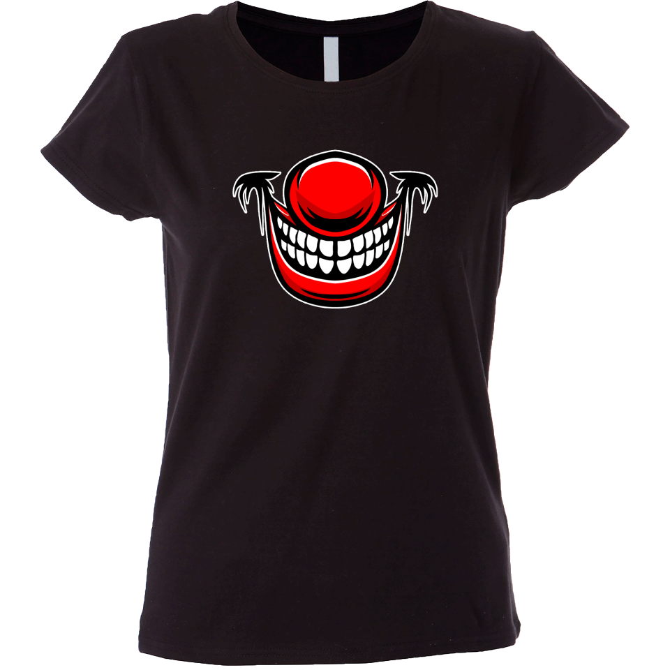Camiseta mujer sonrisa payaso