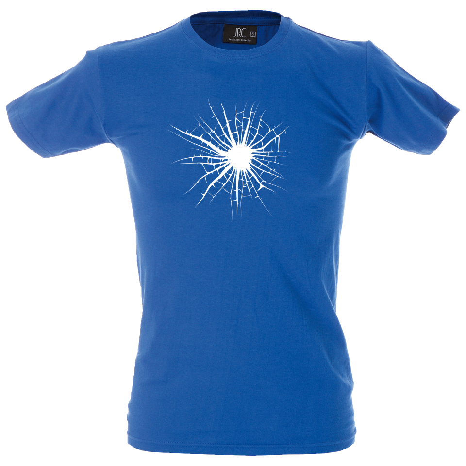 Camiseta hombre cristal roto