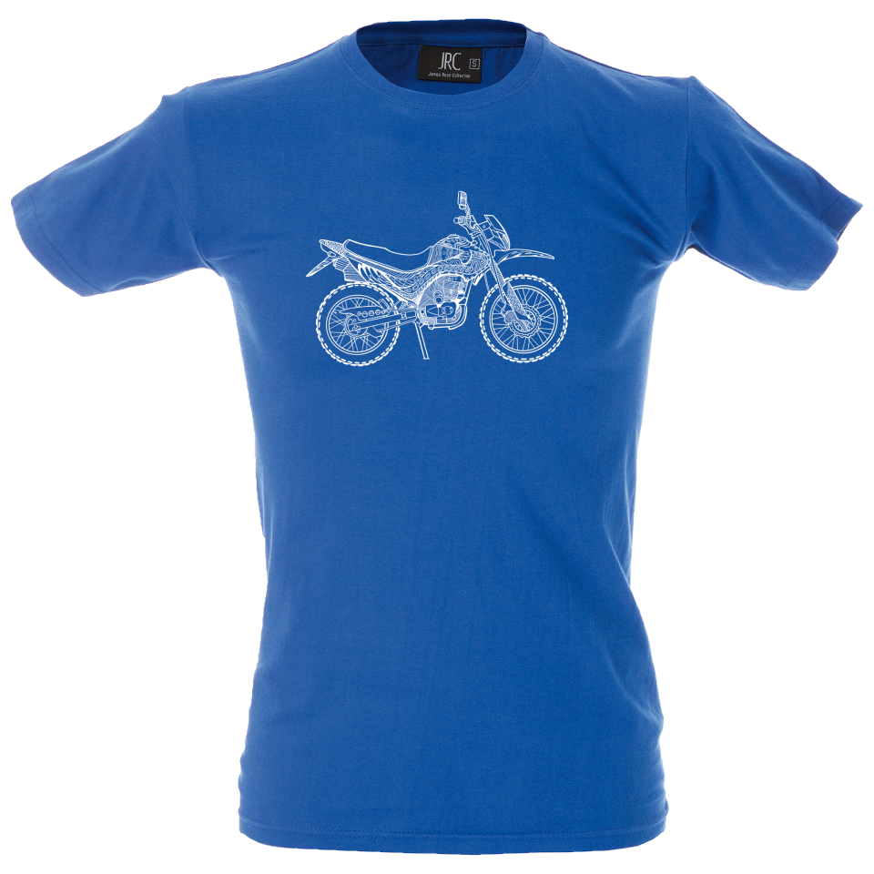 Camiseta hombre dibujo una moto
