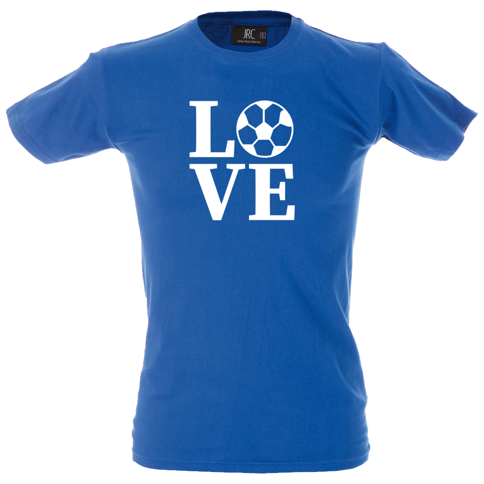 Camiseta hombre love fútbol