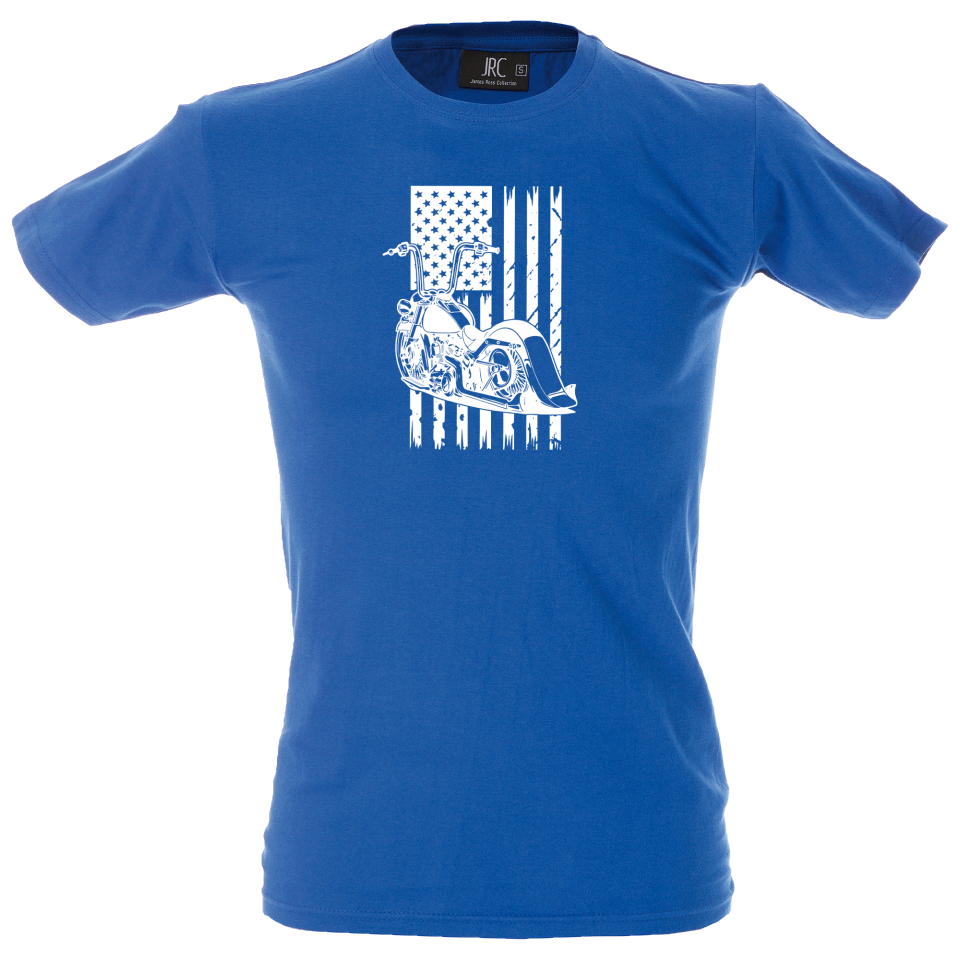 Camiseta hombre moto chopper USA