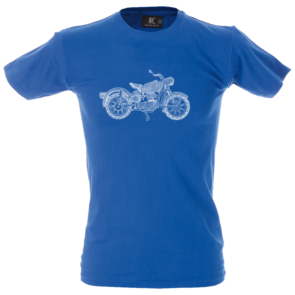 Camiseta hombre moto mandala