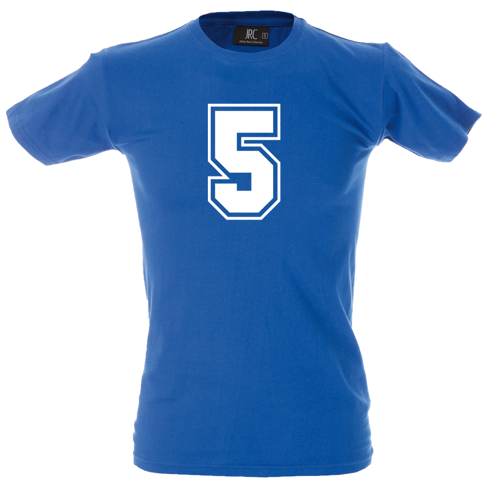 Camiseta hombre número 5