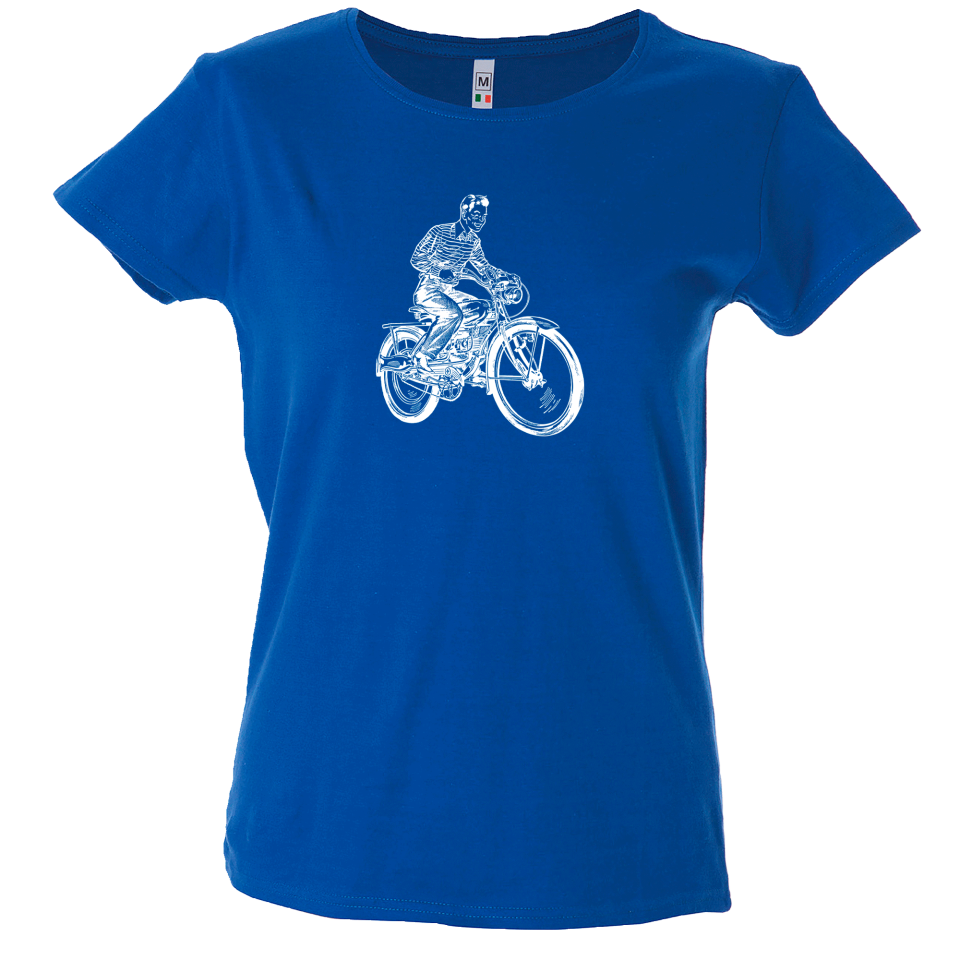 Camiseta mujer bicicleta con motor
