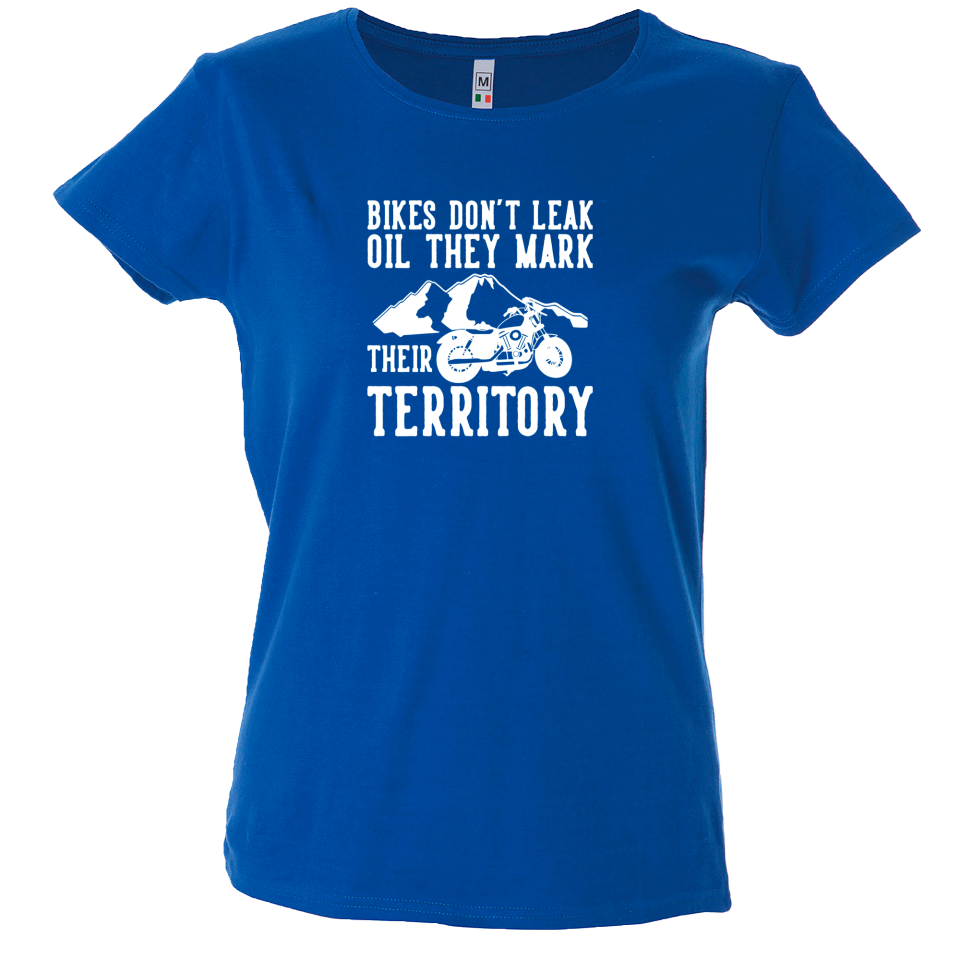 Camiseta mujer bikes don't leak