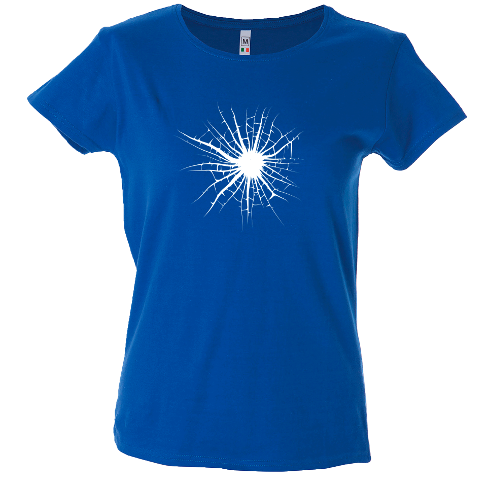 Camiseta mujer cristal roto