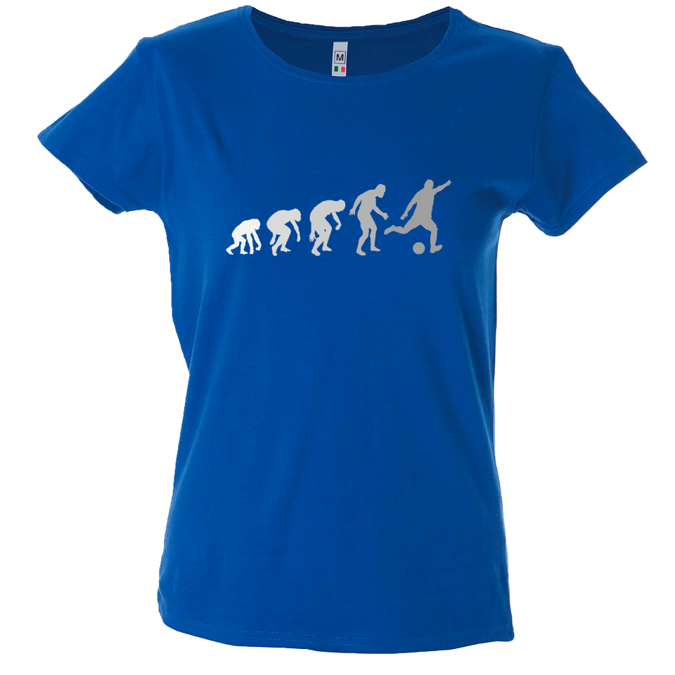 Camiseta mujer evolución fútbol