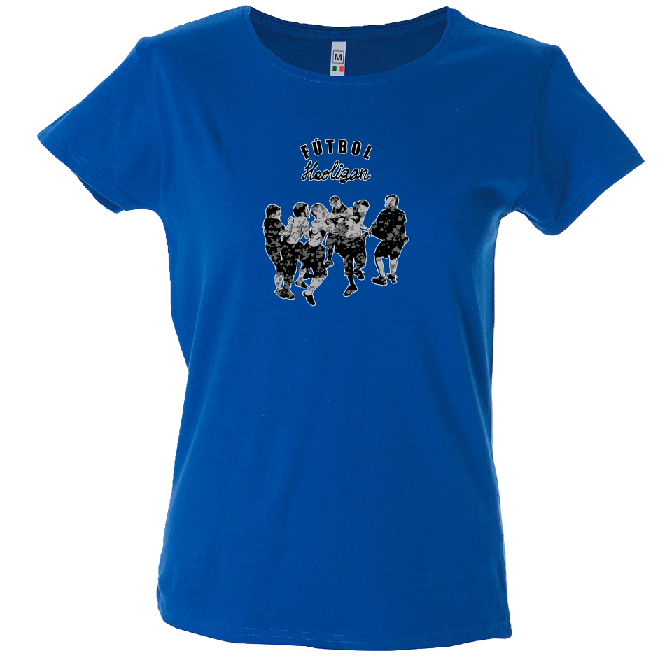 Camiseta mujer fútbol hooligan