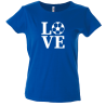 Camiseta mujer love fútbol