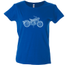 Camiseta mujer moto mandala