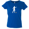 Camiseta mujer silueta jugador