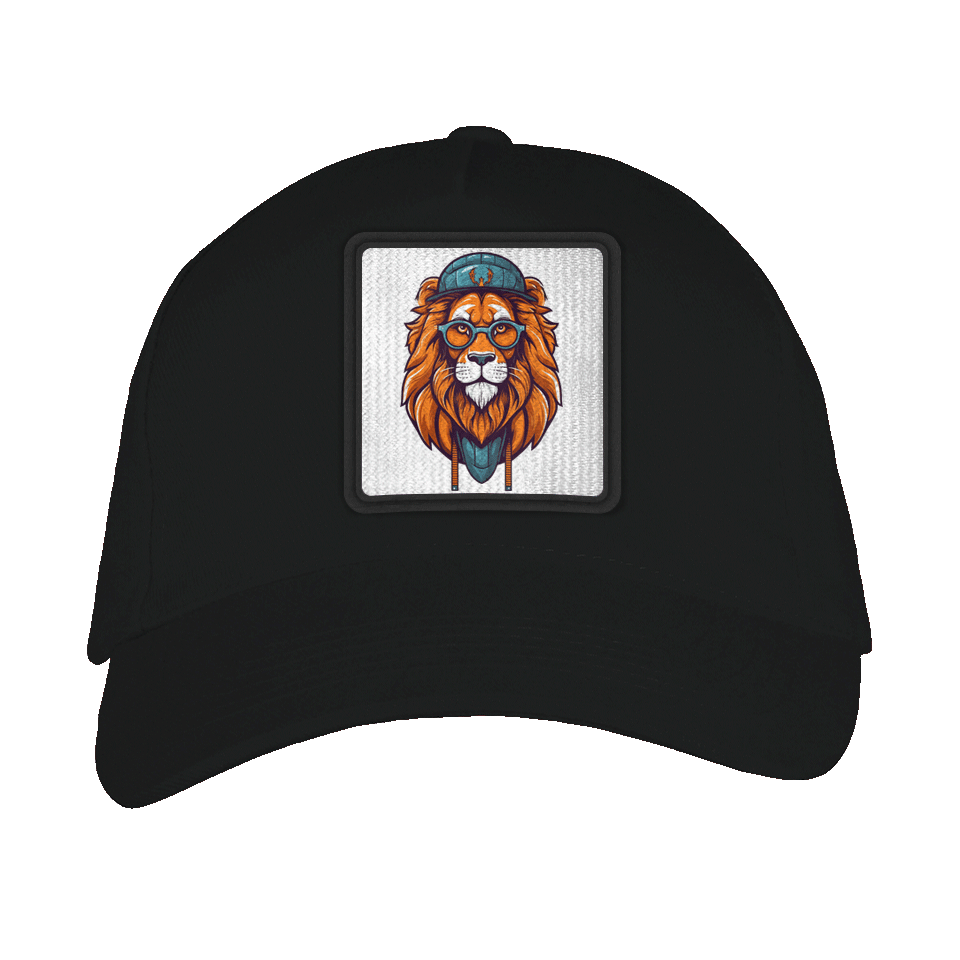 Gorra adulto con parche León Hipster Gorro Azul