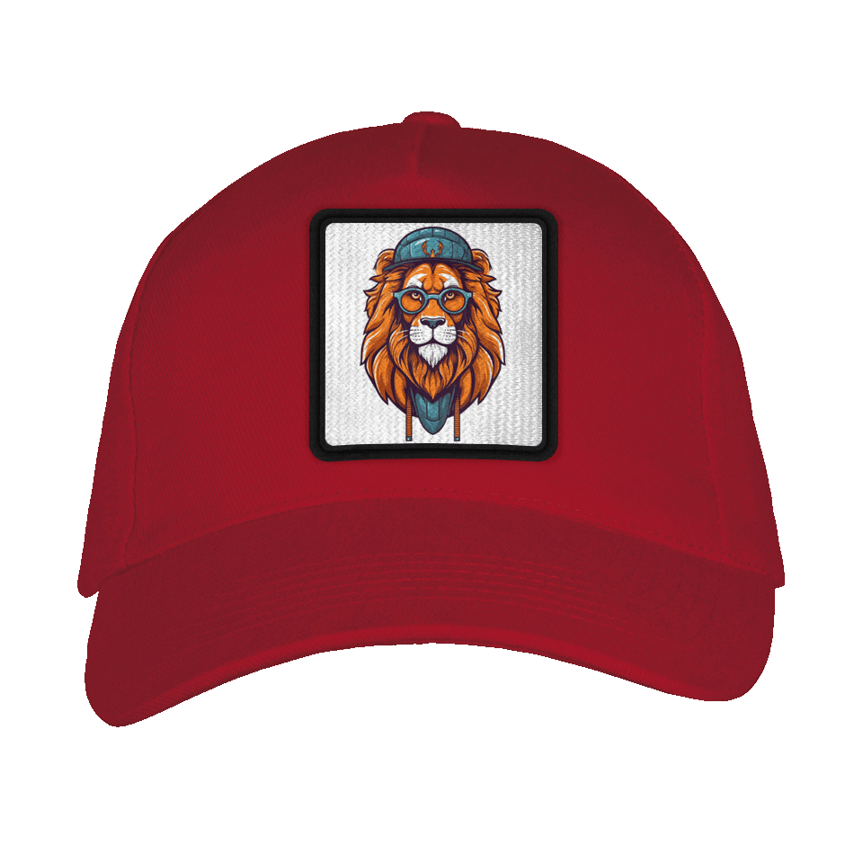 Gorra adulto con parche León Hipster Gorro Azul