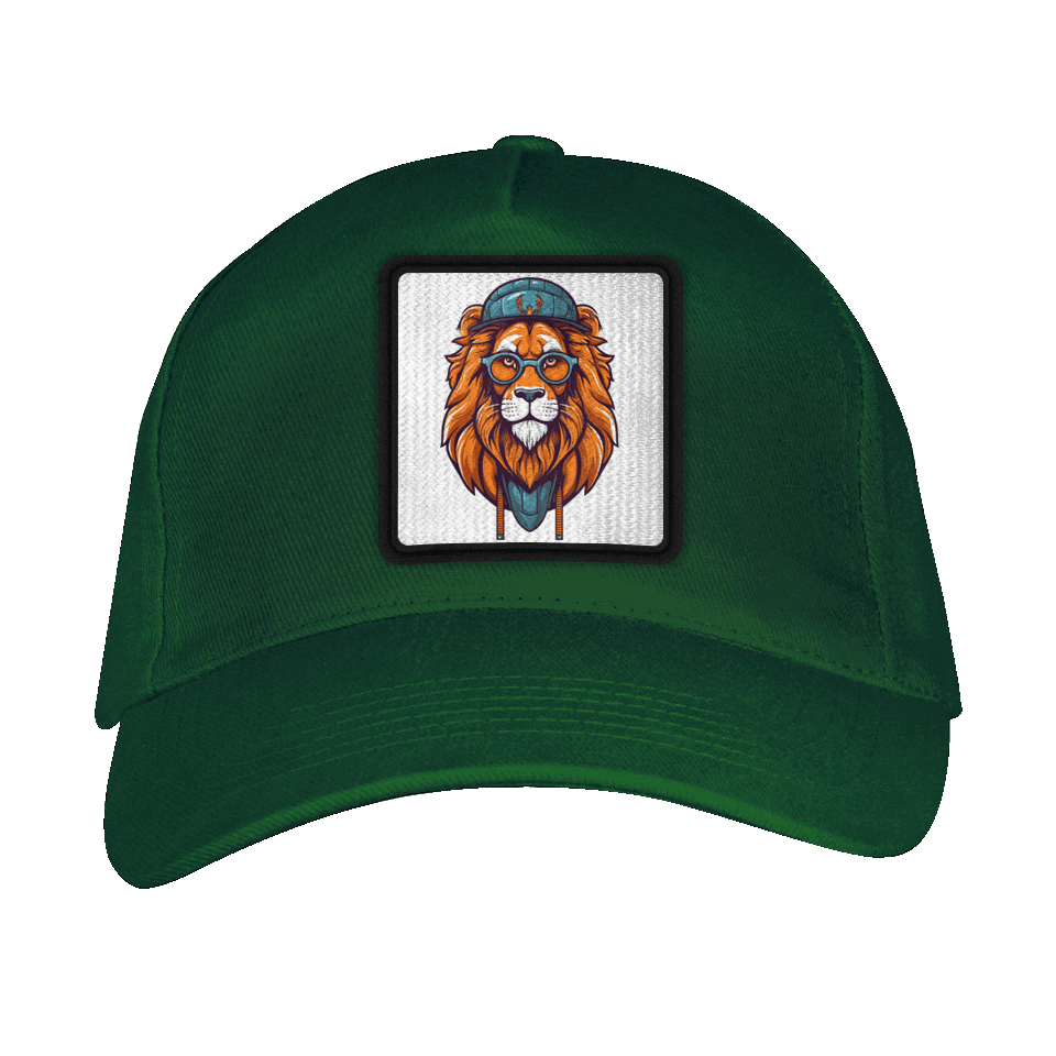Gorra adulto con parche León Hipster Gorro Azul