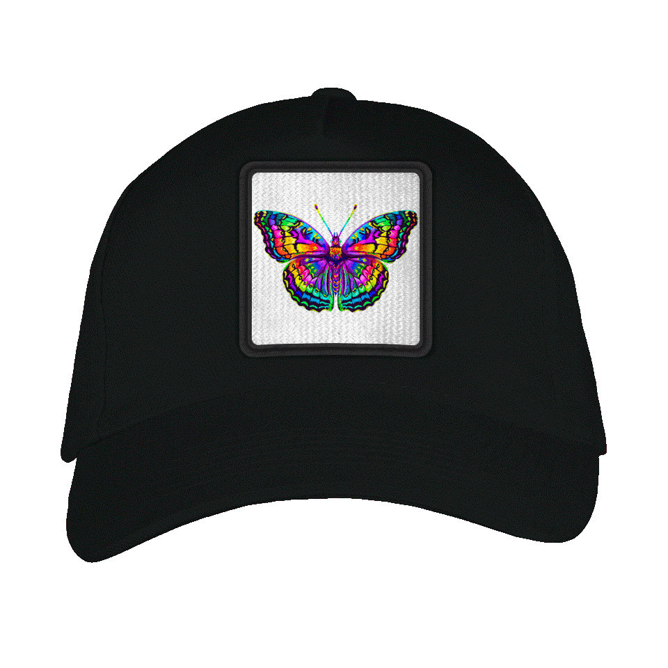 Gorra adulto con parche Mariposa Multicolor
