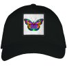 Gorra adulto con parche Mariposa Multicolor