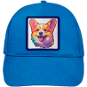 Gorra infantil con parche Corgi Colorido