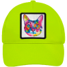 Gorra infantil con parche Cabeza Gato Multicolor