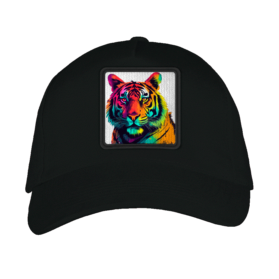 Gorra adulto con parche Tigre Colorido