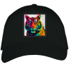 Gorra adulto con parche Tigre Colorido