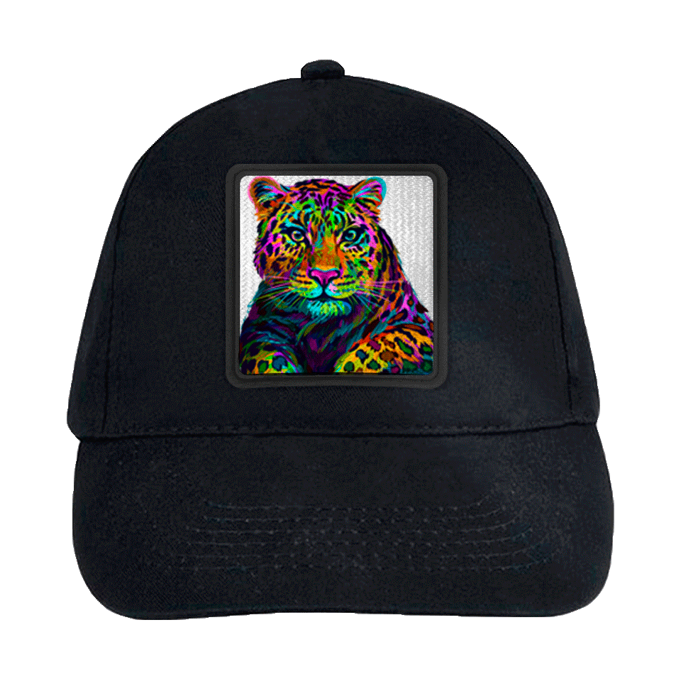 Gorra infantil con parche Guepardo Multicolor