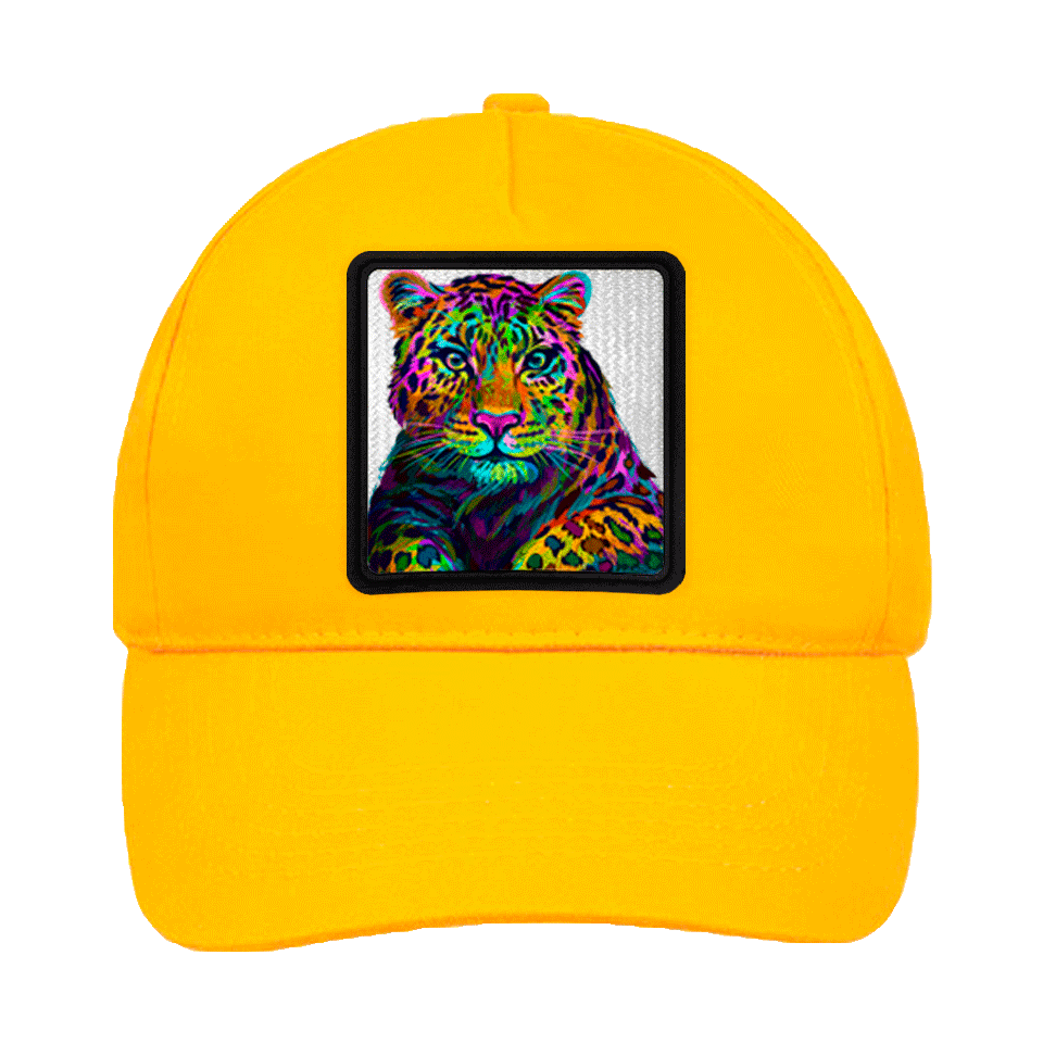 Gorra infantil con parche Guepardo Multicolor