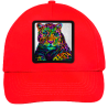 Gorra infantil con parche Guepardo Multicolor