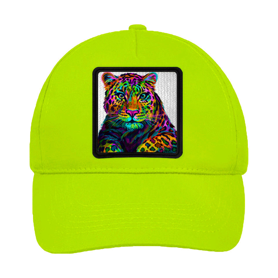 Gorra infantil con parche Guepardo Multicolor
