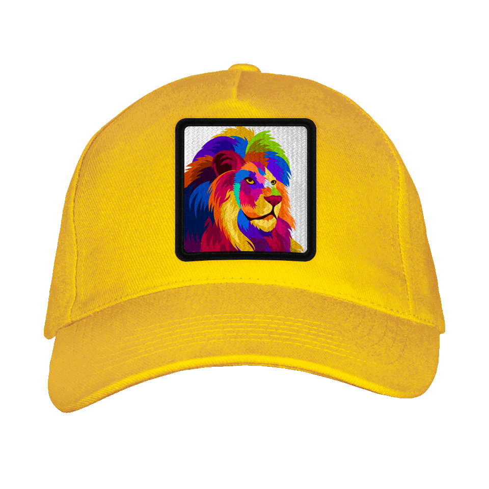 Gorra adulto con parche León Multicolor