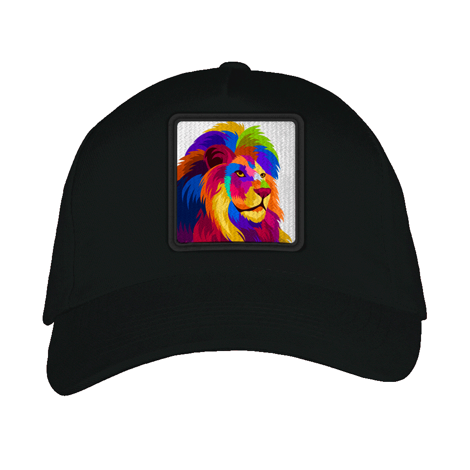 Gorra adulto con parche León Multicolor