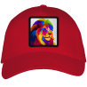 Gorra adulto con parche León Multicolor