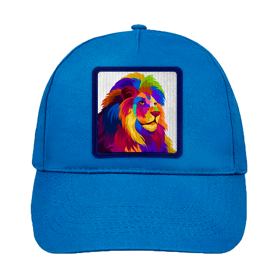 Gorra infantil con parche León Multicolor