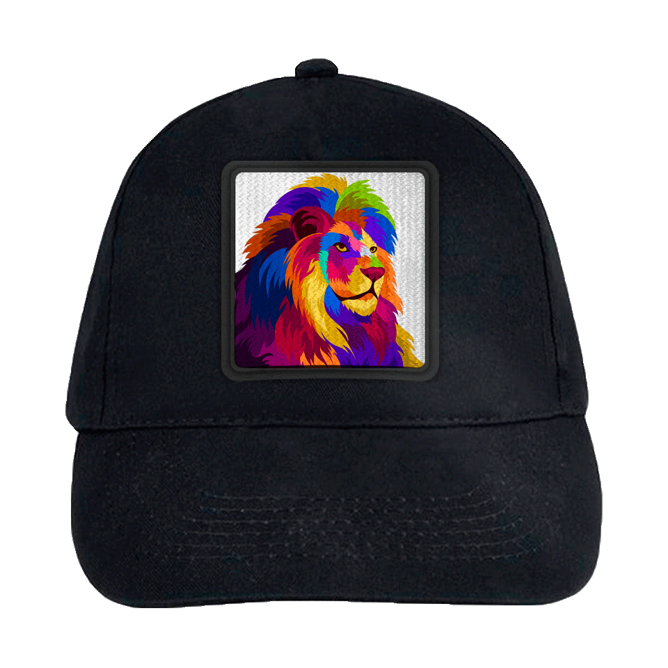 Gorra infantil con parche León Multicolor