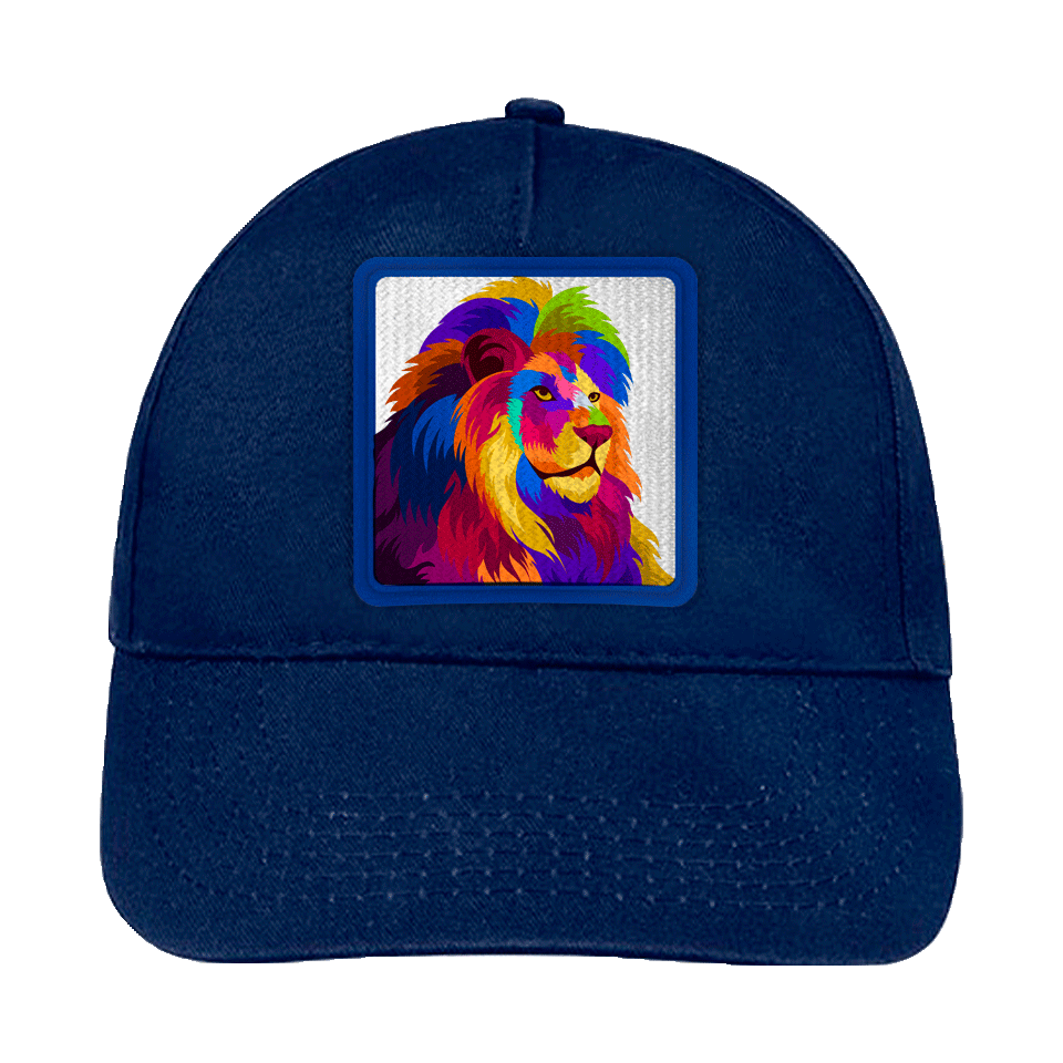 Gorra infantil con parche León Multicolor
